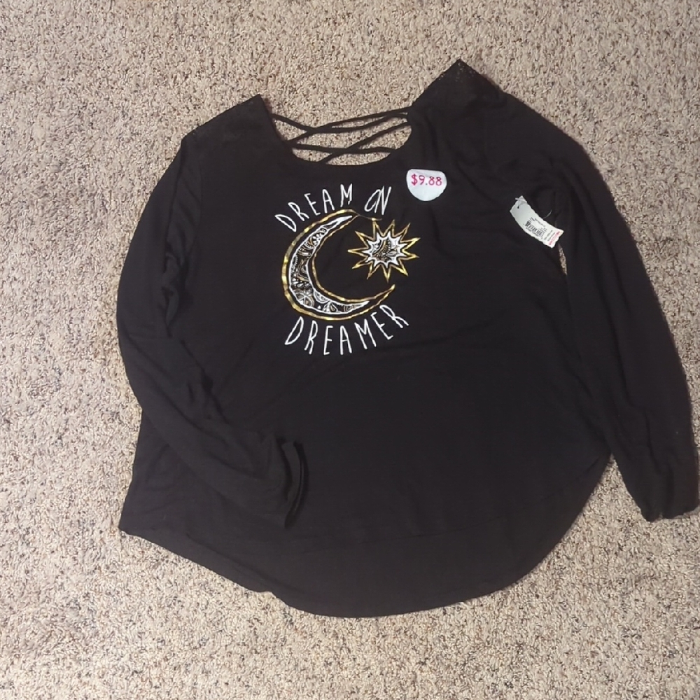 No Boundaries Black Dreamer Long Sleeve {NWT}